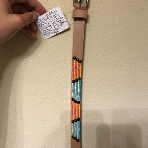 Beaded Free People Belt
